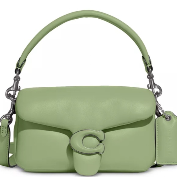 NWT Coach Pillow Tabby Mini Leather Crossbody Pale Pistachio Original Packaging